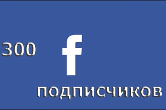 300 подписчиков на паблике в Facebook