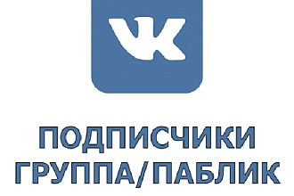 2100 подписчиков в ВК