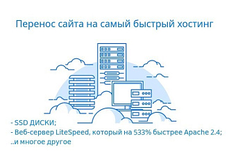 Перенос сайта на быстрейший хостинг