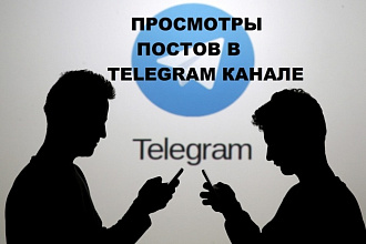 4000 просмотров на посты в вашем Telegram канале