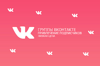 Привлечение 1000 подписчиков в группу ВК