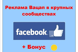 Ссылка на Ватсап для рекламы в Фейсбук - Ваш пост в крупных пабликах