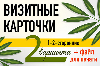 Сделаю визитку