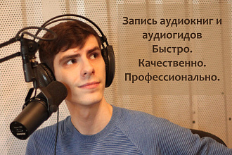 Запись аудиокниг различной тематики