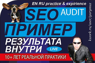 Технический SEO аудит сайта. Пример результата внутри. EN RU продвижение