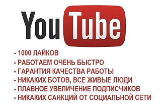 1000 лайков на твоё видео в Ютуб