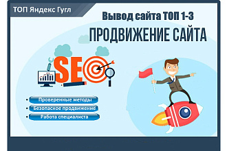Вывод сайта в ТОП 1-5 Яндекс, Гугл
