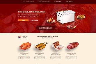 Продающий лендинг на Tilda до 10 блоков