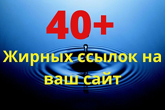 Размещение 40+ жирных ссылок с ИКС от 10