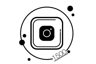 1500 подписчиков Instagram +подарок на последних 5 постах по 75 лайков