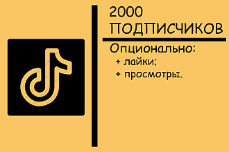 2000 подписчиков в TikTok