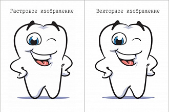 Преобразование и отрисовка растровых изображений в вектор