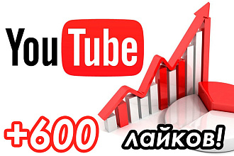 600 лайков на видео в YouTube. Выполню за 3 дня, бонусы