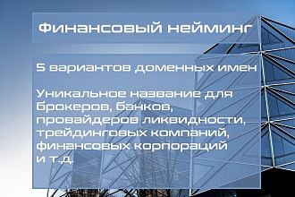 Финансовый нейминг
