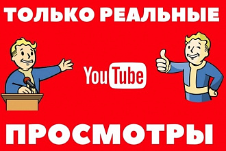 500 реальных просмотров на Youtube