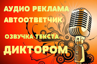 Аудиоролики, голосовое меню