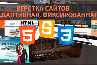 Html, css, js верстка макетов