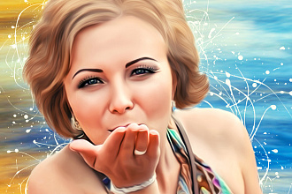 Обработка в стиле Dream art