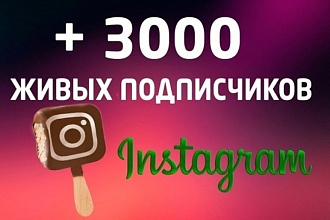 3000 подписчиков в Инстаграме