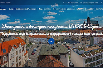 Продающий сайт под ключ+домен