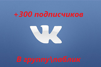 Добавлю 300 человек в Вашу группу или паблик