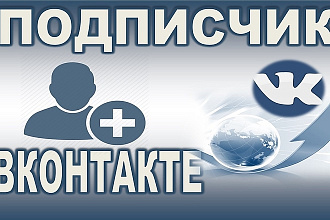 300 подписчиков на паблик Вконтакте, без ботов и программ