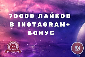 70000 лайков на пост в Instagram