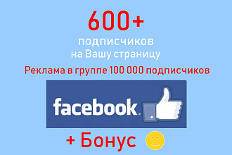 За 500 рублей можно купить 600 подписчиков Фейсбук - Сделаю быстро