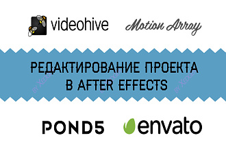 Редактирование проекта в After Effects