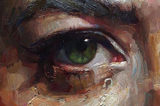 Напишу портрет маслом. Техника на выбор сухая кисть или мазками