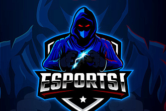 Сделаю 3 ESports логотипа для вашего канала по Ютубу,Твитчу