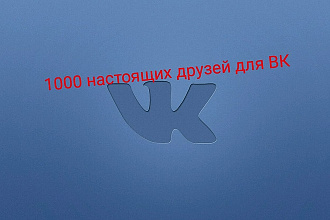 1000 настоящих друзей для ВК