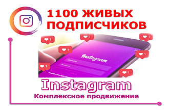 1100 русских подписчиков - 100%. Гарантия 30 дней