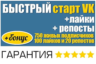 1000 Подписчиков ВКонтакте безопасно