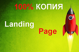 Сделаю копию понравившегося Вам Landing Page