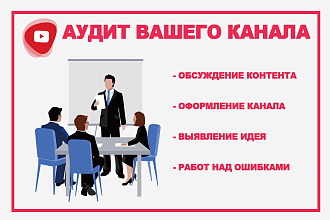 Аудит Вашего канала, рассмотрение оформления и контента