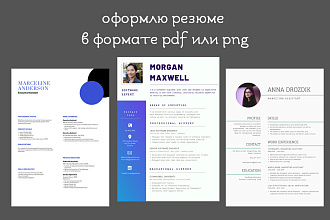 Оформлю резюме или CV