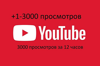 3000 просмотров
