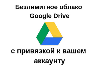 Гугл Диск - неограниченное место в облаке Unlimited Google Drive