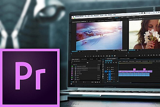 Качественный монтаж видео Adobe Premiere, Cinema 4D