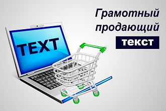 Напишу грамотный продающий текст для сайта - опыт более 5 лет