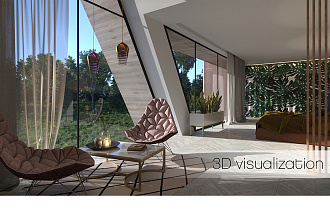 Создам 3D визуализацию интерьера