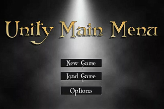 Сделаю Любое Меню для проекта на Unity
