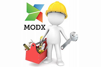 Разработка сайта на modx