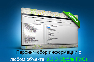 Парсинг организаций, объектов