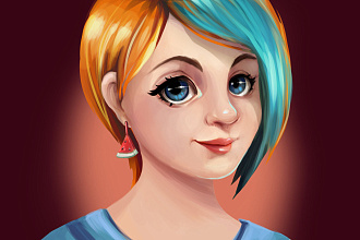 Нарисую портрет. Draw portrait