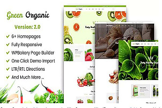 Green Organic v2.7 - Премиум тема WordPress