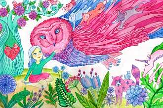 Нарисую иллюстрацию для детской книги