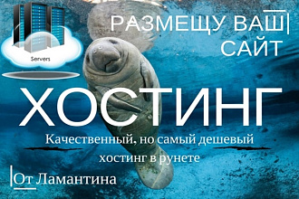 Услуга хостинга для Вашего сайта всего за 1 услуга в год
