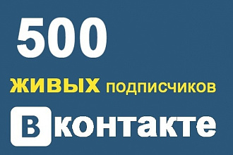 Привлечение 500 подписчиков в группу вконтакте за день